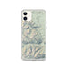 Custom Mount Elbert Colorado Map Phone Case in Woodblock