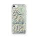 Custom Mount Elbert Colorado Map iPhone SE Phone Case in Woodblock