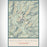 Mount Evans Colorado Map Print Portrait Orientation in Woodblock Style With Shaded Background
