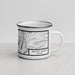 Right View Custom Mount Hood Oregon Map Enamel Mug in Classic