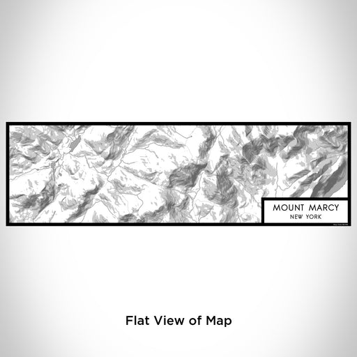 Flat View of Map Custom Mount Marcy New York Map Enamel Mug in Classic