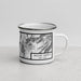 Right View Custom Mount Marcy New York Map Enamel Mug in Classic