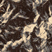 Mount Marcy New York Map Print in Ember Style Zoomed In Close Up Showing Details