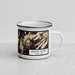 Right View Custom Mount Marcy New York Map Enamel Mug in Ember