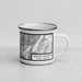 Right View Custom Mount Mitchell North Carolina Map Enamel Mug in Classic