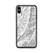 Custom iPhone XS Max Mount Mitchell North Carolina Map Phone Case in Classic