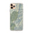 Custom iPhone 11 Pro Max Mount Mitchell North Carolina Map Phone Case in Woodblock