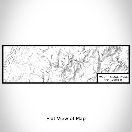 Flat View of Map Custom Mount Moosilauke New Hampshire Map Enamel Mug in Classic