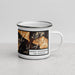 Right View Custom Mount Moosilauke New Hampshire Map Enamel Mug in Ember