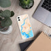 Custom Mount Pleasant South Carolina Map Phone Case in Watercolor