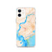 Custom Mount Pleasant South Carolina Map iPhone 12 Phone Case in Watercolor