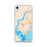 Custom Mount Pleasant South Carolina Map iPhone SE Phone Case in Watercolor