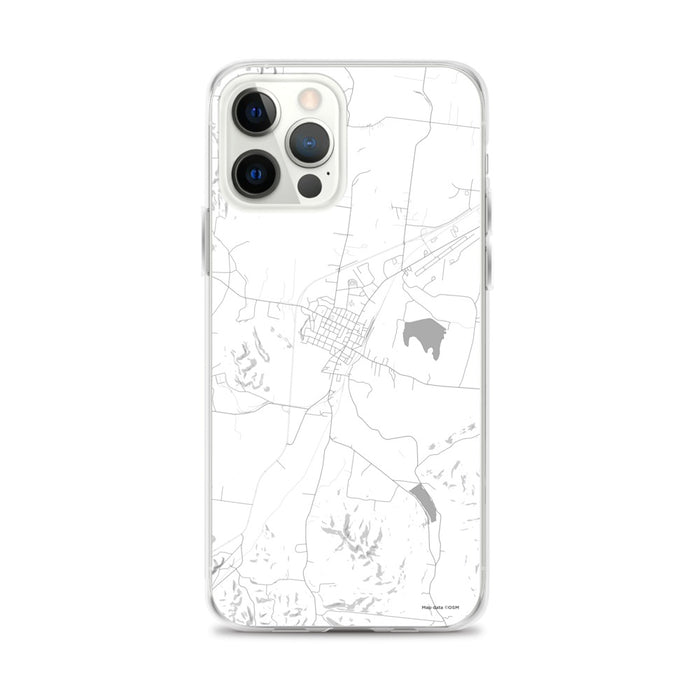 Custom Mount Pleasant Tennessee Map iPhone 12 Pro Max Phone Case in Classic