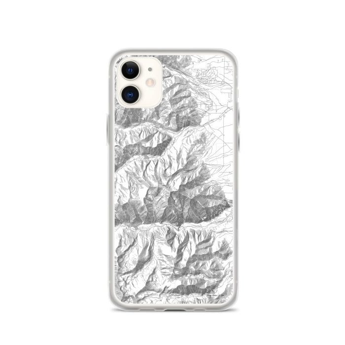 Custom Mount Princeton Colorado Map Phone Case in Classic