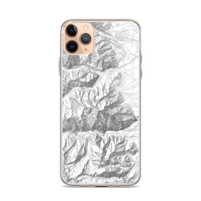 Custom Mount Princeton Colorado Map Phone Case in Classic