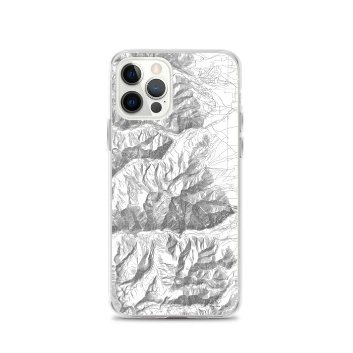 Custom Mount Princeton Colorado Map iPhone 12 Pro Phone Case in Classic