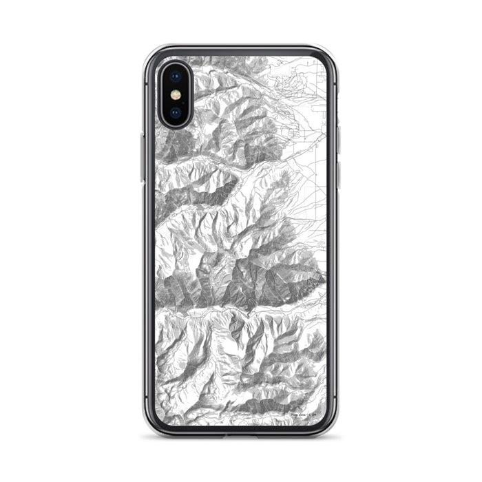 Custom Mount Princeton Colorado Map Phone Case in Classic