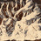 Mount Princeton Colorado Map Print in Ember Style Zoomed In Close Up Showing Details