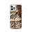 Custom Mount Princeton Colorado Map iPhone 12 Pro Phone Case in Ember