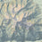 Mount Princeton Colorado Map Print in Woodblock Style Zoomed In Close Up Showing Details
