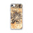 Custom Mount Rainier Washington Map iPhone SE Phone Case in Ember