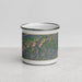 Front View Custom Mount Rogers Virginia Map Enamel Mug in Afternoon