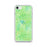 Custom Mount Shasta California Map iPhone SE Phone Case in Watercolor