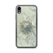 Custom Mount Shasta California Map Phone Case in Woodblock