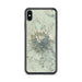 Custom Mount Shasta California Map Phone Case in Woodblock