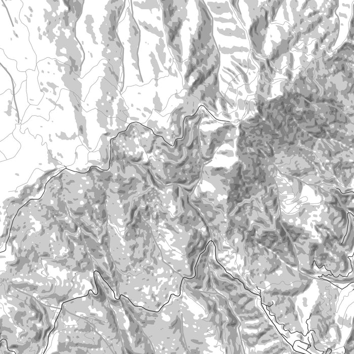 Mount Tamalpais California Map Print in Classic Style Zoomed In Close Up Showing Details