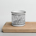 Front View Custom Mount Tamalpais California Map Enamel Mug in Classic on Cutting Board