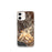 Custom Mount Tamalpais California Map iPhone 12 mini Phone Case in Ember