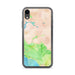 Custom Mount Tamalpais California Map Phone Case in Watercolor