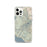 Custom Mount Tamalpais California Map iPhone 12 Pro Phone Case in Woodblock
