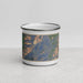 Front View Custom Mount Washington New Hampshire Map Enamel Mug in Afternoon