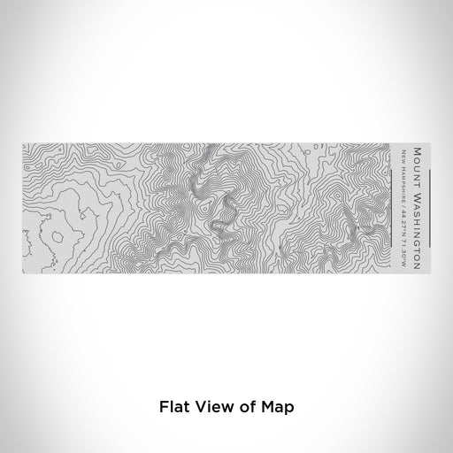 Rendered View of Mount Washington New Hampshire Map Engraving on 10oz Stainless Steel Insulated Cup with Sipping Lid