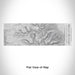 Rendered View of Mount Whitney California Map Engraving on 10oz Stainless Steel Insulated Cup with Sipping Lid
