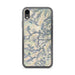 Custom Mount Whitney California Map Phone Case in Woodblock