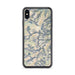 Custom Mount Whitney California Map Phone Case in Woodblock