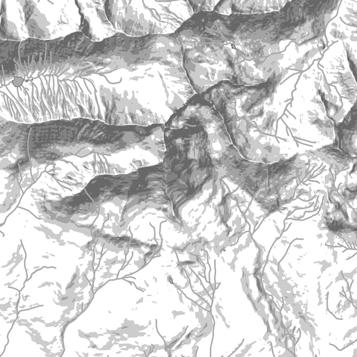 Mount Wilson Colorado Map Print in Classic Style Zoomed In Close Up Showing Details