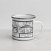 Right View Custom Mount Wilson Colorado Map Enamel Mug in Classic