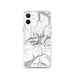 Custom iPhone 12 Mount Wilson Colorado Map Phone Case in Classic