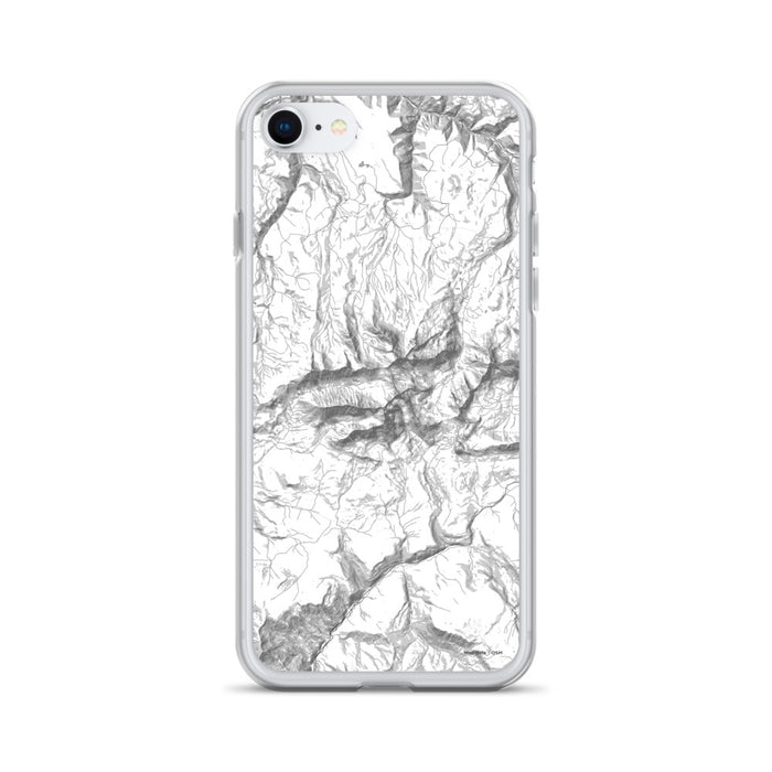 Custom iPhone SE Mount Wilson Colorado Map Phone Case in Classic