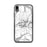 Custom iPhone XR Mount Wilson Colorado Map Phone Case in Classic
