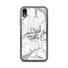 Custom iPhone XR Mount Wilson Colorado Map Phone Case in Classic
