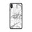 Custom iPhone XS Max Mount Wilson Colorado Map Phone Case in Classic