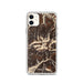 Custom iPhone 11 Mount Wilson Colorado Map Phone Case in Ember