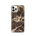 Custom iPhone 12 Pro Mount Wilson Colorado Map Phone Case in Ember