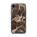 Custom iPhone XR Mount Wilson Colorado Map Phone Case in Ember