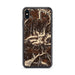 Custom iPhone XS Max Mount Wilson Colorado Map Phone Case in Ember